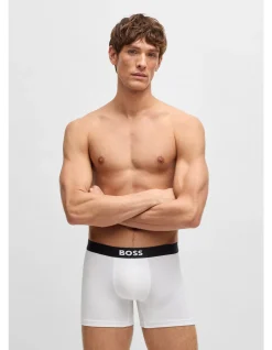 3 Pack Logo Boxer Briefs In Stretch Cotton
