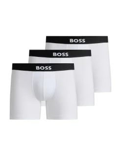 3 Pack Logo Boxer Briefs In Stretch Cotton