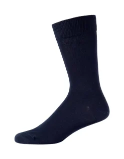 2 PACK MERCERISED COTTON DRESS CREW SOCKS