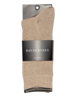 3 PACK PLAIN BUSINESS CREW SOCKS