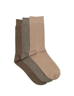3 PACK PLAIN BUSINESS CREW SOCKS