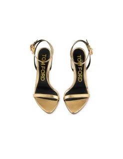 PADLOCK POINTY NAKED SANDAL 105