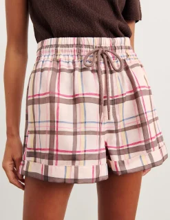 PAINTERLY CHECK GIGI SHORT
