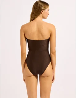Palermo Ring Front Bandeau One Piece Swimsuit