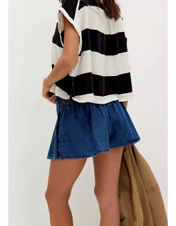 Paradise Found Denim Skort