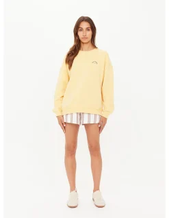 Paradise Oversized Organic Cotton Crew Sweatshirt