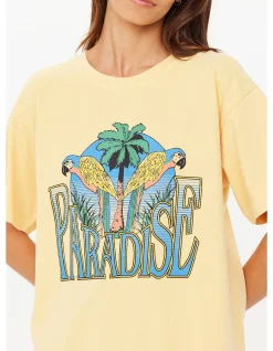 Paradise Vintage Graphic Organic Cotton T Shirt