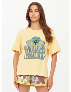 Paradise Vintage Graphic Organic Cotton T Shirt