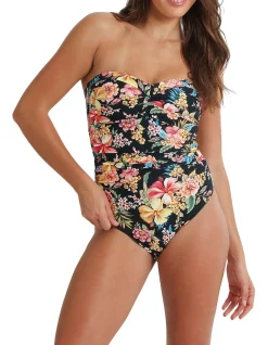 Paradiso D/DD Ruch Wrap Bandeau One Piece Swimsuit