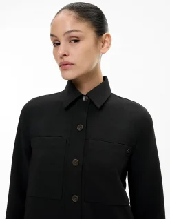 PATCH POCKET SHIRT DRESS