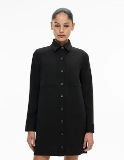 PATCH POCKET SHIRT DRESS