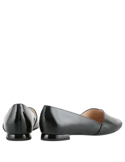 Patent Leather Ballet Flat with Block Heel