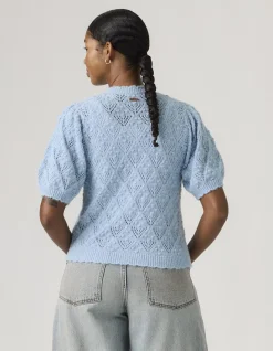 Pauline Pointelle Ss Cardigan