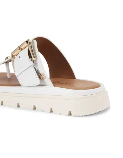 Pavilion T-Bar Leather Mule Sandal