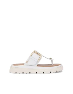 Pavilion T-Bar Leather Mule Sandal