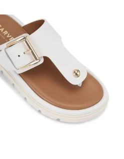 Pavilion T-Bar Leather Mule Sandal