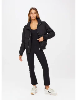 Peached Thia High Rise Crop Flare Pant