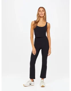Peached Thia High Rise Crop Flare Pant