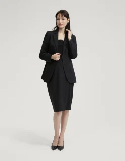 PEGGY WOOL STRETCH SUIT SKIRT