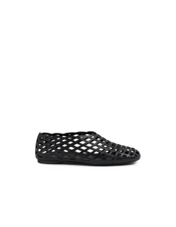 PENELOPIES Cut Out Leather Flats