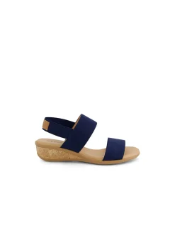 Phaedra Cushioned Leather Sandal