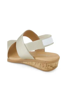 Phaedra Cushioned Leather Sandal