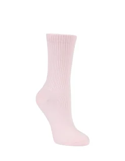 Pilates Heart Grip Bamboo Crew Socks