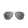 Pilot Matte Dark Grey Lens Sunglasses