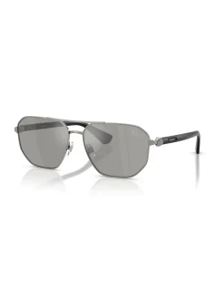 Pilot GUNMETAL LIGHT GREY MIRROR SILVER Sunglasses