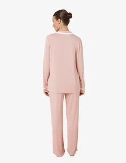 PINK BAMBOO LOUNGE SET