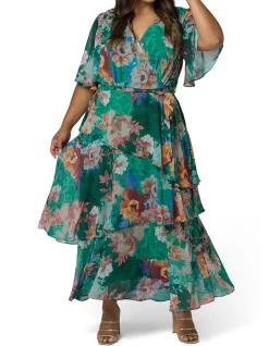 PINK DUSK - HYPNOTIC MAXI DRESS