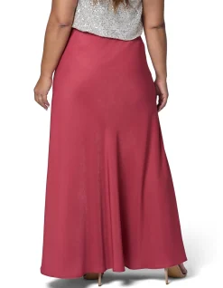 PINK DUSK-CAUGHT UP MAXI SKIRT