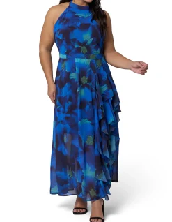 PINK DUSK-KISS KISS MAXI DRESS