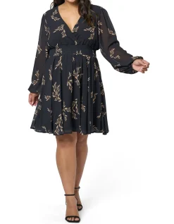 PINK DUSK - KISS KISS MIDI DRESS