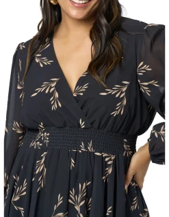 PINK DUSK - KISS KISS MIDI DRESS