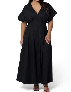 PINK DUSK-MAGNETIC PULL MAXI DRESS