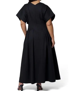 PINK DUSK-MAGNETIC PULL MAXI DRESS