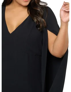 PINK DUSK - MAIN CHARACTER MAXI CAPE DRESS