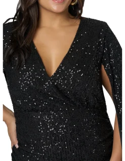 PINK DUSK - ONE TIME SEQUIN MINI DRESS