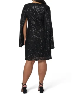 PINK DUSK - ONE TIME SEQUIN MINI DRESS