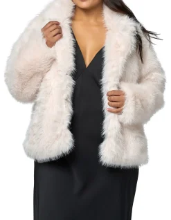 PINK DUSK - SEDUCTIVE CHARM FUR COAT
