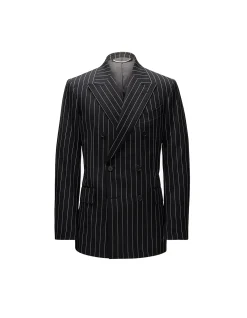 Pinstripe Double Breasted Jacket