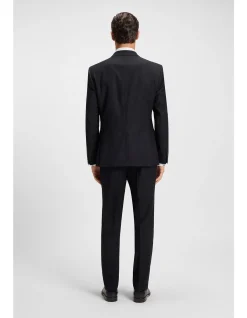 Pinstripe slim-fit jacket in virgin wool