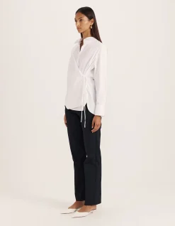 PIPER SIDE TIE SHIRT
