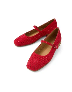 Pippi Jewelled Strap Ballet Flats