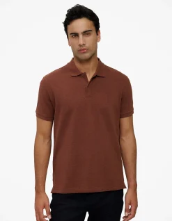 Pique Marle Monogram Polo