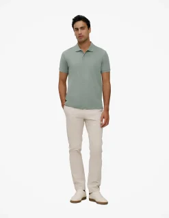 Pique Marle Monogram Polo