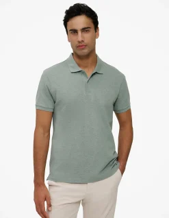 Pique Marle Monogram Polo