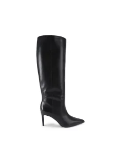 Pisa Knee Leather Ankle Boot