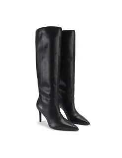 Pisa Knee Leather Ankle Boot